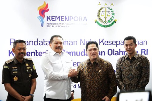 MoU Kemenpora dengan Jaksa Agung, Perketat Pengawasan dan Transparansi Anggaran