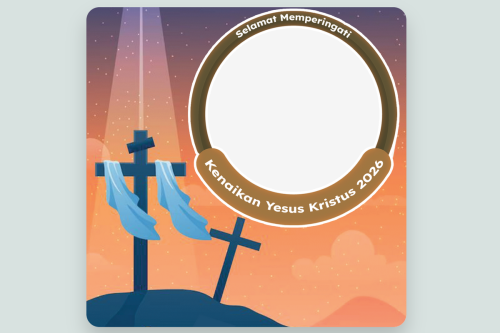 Top 50+ Link Twibbon Kenaikan Yesus Kristus 2026 Menarik buat Dibagikan ke Medsos