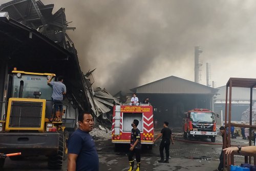 Kebakaran Pabrik Swallow Medan Terjadi Saat Pekerja Istirahat