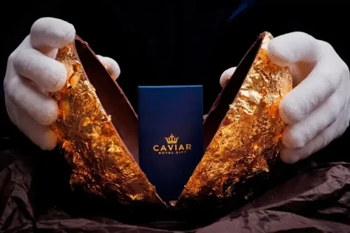Caviar, iPhone, hadiah mewah, Caviar Bikin Hadiah Istimewa, Telur Coklat Berisi HP Mewah