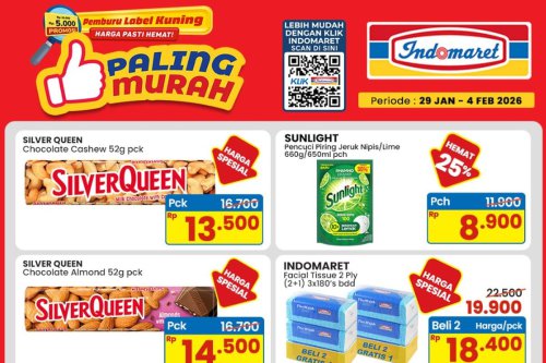 Promo Indomaret Hari Ini 31 Januari 2026, Ada Diskon hingga 50 Persen Kebutuhan Sehari-hari