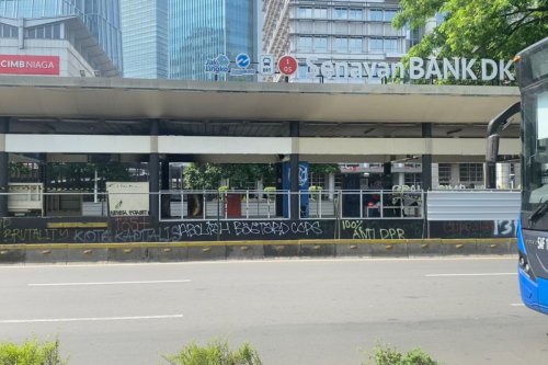 Halte Bundaran Senayan Transjakarta Beroperasi Lagi Usai Perbaikan