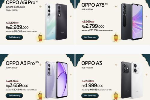 Harga HP OPPO Hari Ini 25 Februari 2026, Ada Diskon Spesial Ramadhan