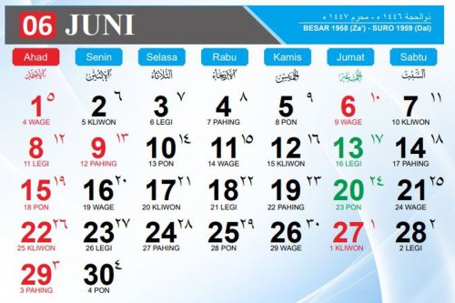 Kalender Jawa Hari Ini, Watak Weton Minggu Legi, Karier dan Rezeki Weton Minggu Legi, Jodoh Weton Minggu Legi, Kalender Jawa Juni 2025, Kalender Jawa Hari Ini 8 Juni 2025 dilengkapi Weton dan Penanggalan Hijriah