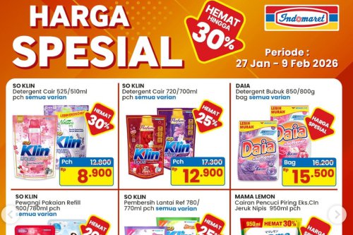 Promo Indomaret Hari Ini 26 Januari 2026, Produk Ibu dan Anak Hemat 30 Persen