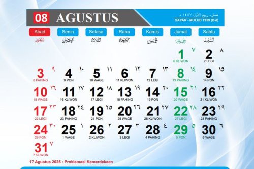 Top 18+ Agustus Libur Nasional Bersama HUT ke-80 RI, Cek Libur Bulan Ini&nbsp;