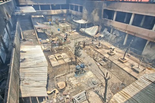 Kebakaran di Pasar Wonogiri Dini Hari Ini, Diduga Korsleting Listrik