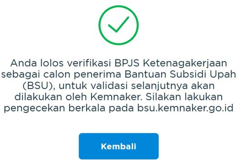 BSU 2025 Cair untuk 2,45 Juta Pekerja, Berikut Cara Cek Status Penerimanya