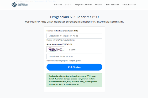 Cara Cek Status BSU 2025 dan Syarat, Penyaluran Ditargetkan Selesai Juli Ini