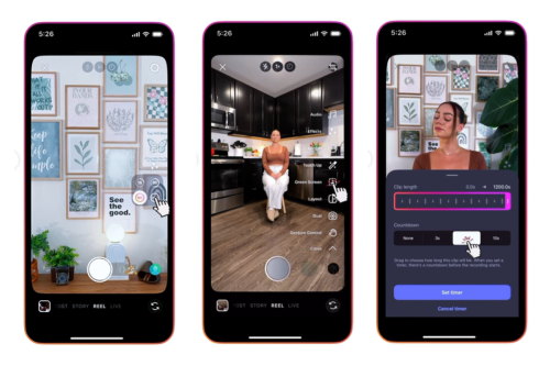 Durasi Instagram Reels Kini Makin Lama, Maksimal 20 Menit