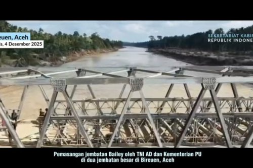 Mengenal Jembatan Bailey, Infrastruktur yang Dikebut Pemerintah Usai Banjir di Bireuen
