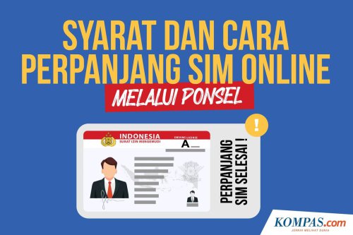 Begini Cara Perpanjangan SIM Lewat Aplikasi SINAR