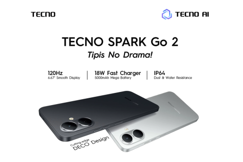 Tecno Spark Go 2 Rilis di Indonesia, Baterai Jumbo Harga Rp 1 Jutaan