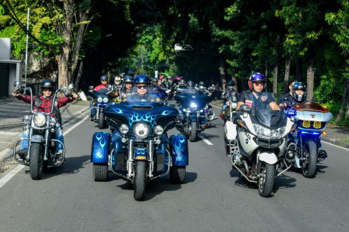 Ribuan Moge Padati Senayan, Motor Besar Indonesia Rayakan HUT ke-7