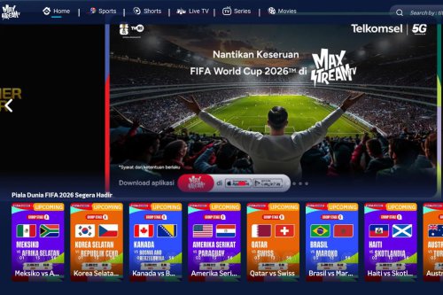 Piala Dunia 2026, MAXStream TV, Bola Gembira, MyTelkomsel, cara nonton Piala Dunia 2026, Nonton Piala Dunia 2026 Bisa di MAXStream TV, Ini Harga dan Cara Beli Paketnya