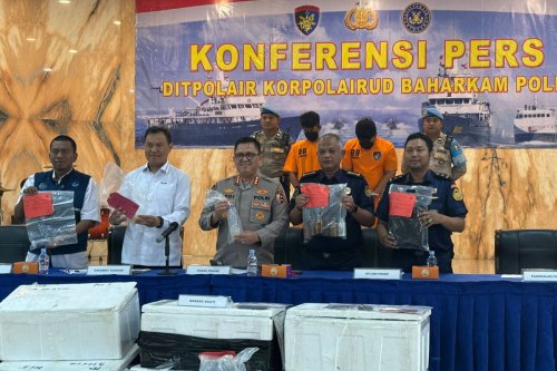 Gagalkan Penyelundupan, Polairud Baharkam Polri Amankan 2 PMI Ilegal di Dumai