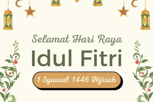 150 Ucapan Idul Fitri 2025 dan Gambar Selamat Lebaran 1446 H buat Dikirim ke Medsos