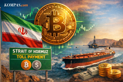 Iran Terapkan &ldquo;Tol Bitcoin&rdquo; di Selat Hormuz, Kapal Tanker Bayar Rp 32 Miliar