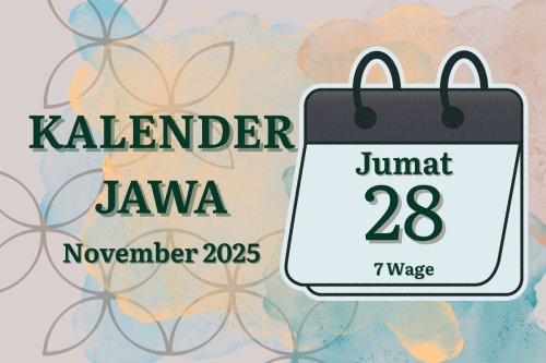 Kalender Jawa 28 November 2025. Cek Pasaran dan Arti Weton Hari Ini