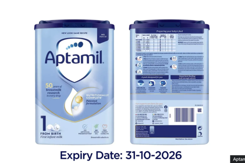 Aptamil First Infant Formula, Danone, susu formula bayi, BPOM, BPOM Buka Suara soal Danone Tarik Susu Bayi di Inggris akibat Cemaran Cereulide