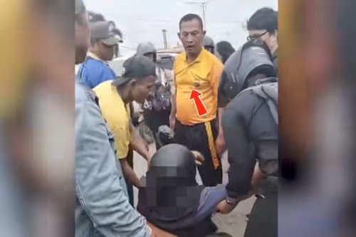 Kronologi Polisi di Medan Pukuli Seorang Pengendara Motor, Diduga Karena Ditabrak