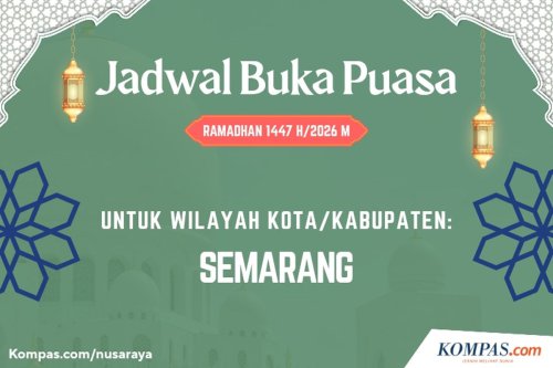 Jadwal Buka Puasa Kota Semarang Hari Ini 11 Maret 2026, Lengkap Daftar Masjid untuk Iktikaf