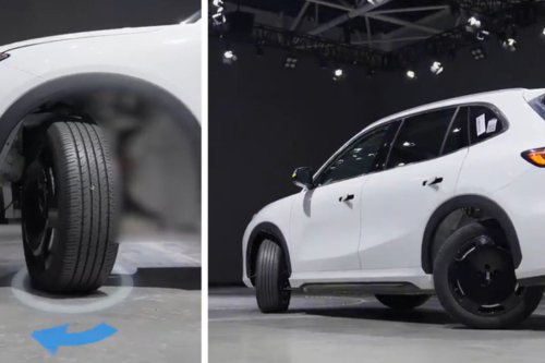 Geely Sematkan Teknologi Roda Berputar 90 Derajat di EX5