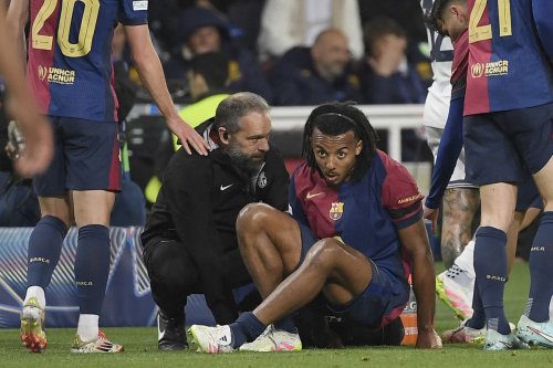 Barcelona, Liga Champions, Inter, Jules Kounde, Barcelona vs Inter, Barcelona Vs Inter, liga champions, Kondisi Terkini Kounde Usai Cedera di Laga Barcelona vs Inter