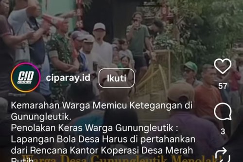 Duduk Perkara Warga Ciparay Bandung Protes Rencana Lapangan Bola Jadi Gerai Koperasi