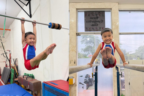 Kisah Partha, Balita 4 Tahun yang Sudah Disiplin Latihan Gymnastics