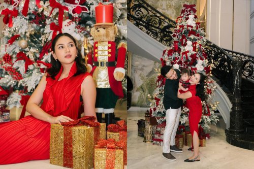 Natal, Yakup Hasibuan, Otto Hasibuan, Jessica Mila Rayakan Natal 2025 dengan Pakaian Serba Merah