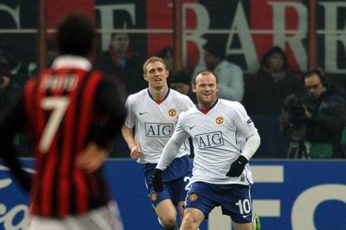 Man United, AC Milan, San Siro, Liga Champions, Wayne Rooney, Ronaldinho, Paul Scholes, Kisah Wayne Rooney Jadi Pemusnah Tabu Man United di Kandang AC Milan