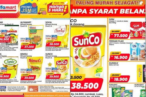 Promo Alfamart Hari Ini 10 Januari 2026, Semua Minyak Goreng 2 Liter Turun Harga
