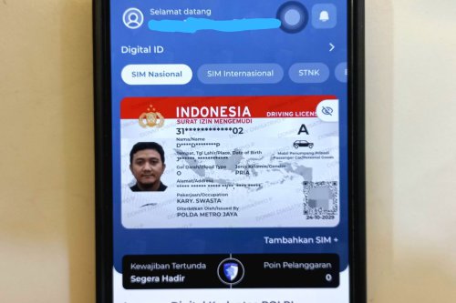 Cara Bikin SIM Digital Lewat HP, Tak Perlu Repot Bawa Kartu (Video)