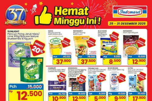 Promo Indomaret Hari Ini 30 Desember 2025, Sania Dua Liter Rp 37.900