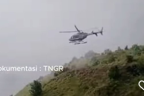 Kondisi Pendaki Swiss yang Jatuh di Rinjani Usai Dievakuasi Pakai Helikopter, Patah Tulang tapi Selamat