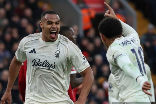 Liverpool, Sean Dyche, Nottingham Forest, Murillo, Morgan Gibbs-White, Arne Slot, Liga Inggris, klasemen Liga Inggris, Klasemen Liga Inggris, hasil Nottingham vs Liverpool, Hasil Liverpool Vs Nottingham 0-3: The Reds Remuk di Anfield, Telan 6 Kekalahan