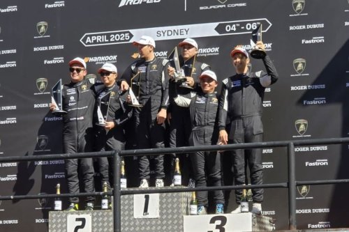 2 Pebalap Indonesia Naik Podium Seri Perdana Lamborghini Super Trofeo 2025