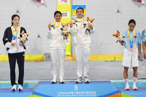 Indonesia Catat Rekor Dunia Panjat Tebing di Asian Beach Games 2026