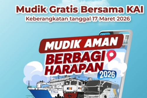 Mudik Gratis KAI 2026 Berangkat 17 Maret, Ini Rute, Jadwal, dan Cara Daftarnya