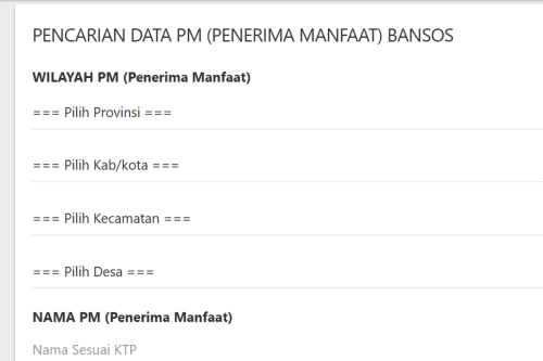 Cara Cek Bansos PKH dan BPNT 2026, Akses cekbansos.kemensos.go.id