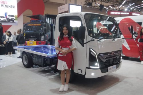 Kendaraan niaga listrik, Isuzu, Truk listrik, truk listrik isuzu, Isuzu Belum Mau Jual Truk Listrik di Indonesia