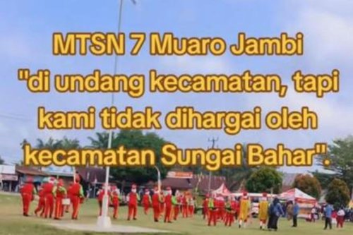 Drum Band MTsN 7 di Muaro Jambi Batal Tampil di HUT ke-80 RI gara-gara Lagu Ulang Tahun Camat