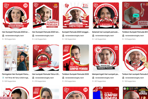 Top 50+ Link Download Twibbon Hari Sumpah Pemuda 2025 untuk Media Sosial