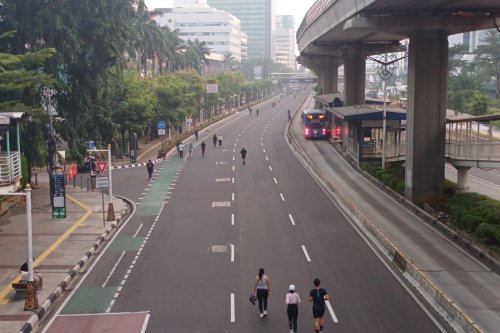 Pramono Anung, Jalan Rasuna Said, monorel, CFD Rasuna Said, sport tourism, CFD Jakarta, Bundaran HI, wisata olahraga, CFD Rasuna Said Jadi Spot Olahraga Baru di Jakarta Selain Sudirman-HI