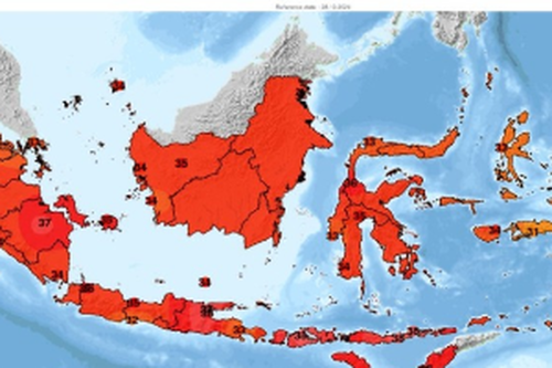 Cuaca Panas Menyengat di Kalimantan Barat, Suhu di Kapuas Hulu Hampir 37 Derajat Celsius