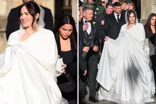 Intip Gaun Pernikahan Putri Chef Gordon Ramsay yang Elegan dan Klasik