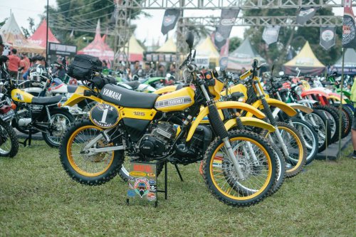motor, Bali, lucky draw, Komunitas, Arisan Tril Tua di Bali Diramaikan Ribuan Peserta