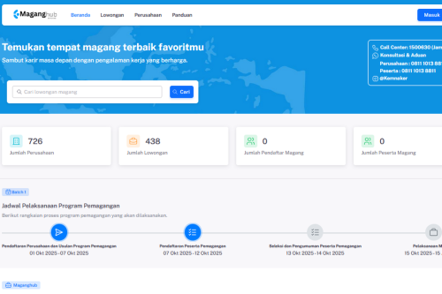 Segera Daftar, Magang Kemnaker 2025 Buka Kuota 20.000 Fresh Graduate, Gaji Setara UMP