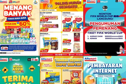 Promo Alfamart Hari Ini 13 April 2026, Ada Diskon hingga 60 Persen Produk Kebutuhan Rumah